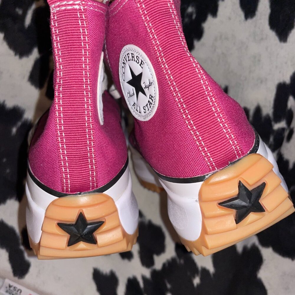 Converse Run Star Hike High Top Platform Sneakers | Pink | Women’s 7.5 - Picture 5 of 5